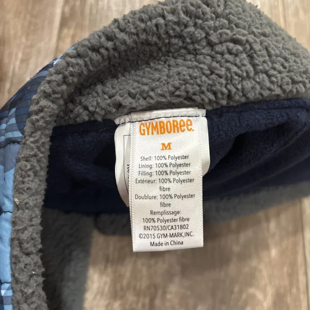 Gymboree Boys Camouflage Winter Hat With Ear Coverage Boys Age‎ 4-7 Fleece Lined